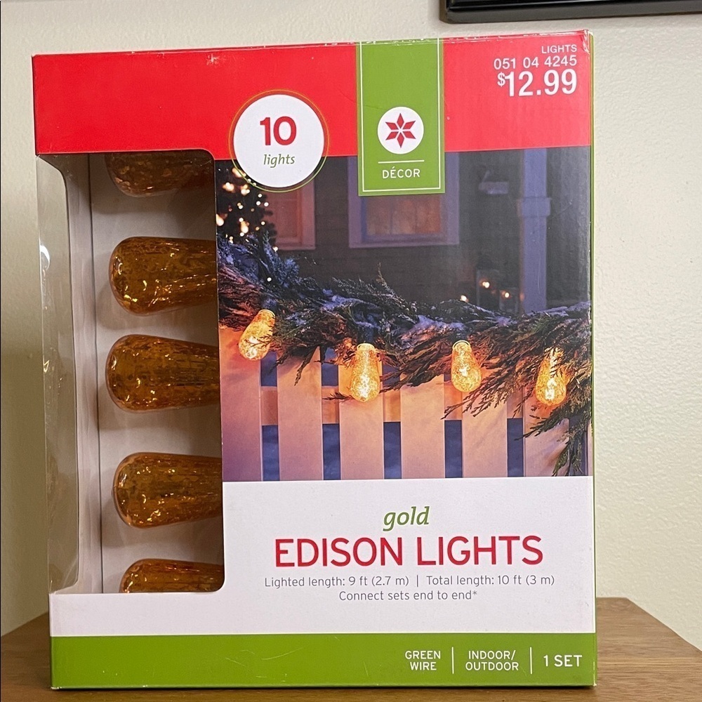 Gold Edison Lights - Picture 5 of 5